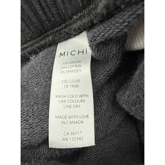 MICHI Black White Red Tracksuit Set Hoodie Joggers Athletic Athleisure Womens S - Picture 9 of 10